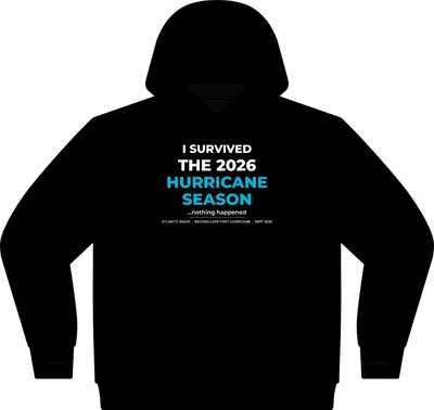 Unisex Midweight French Terry Hooded Sweatshirt in Black