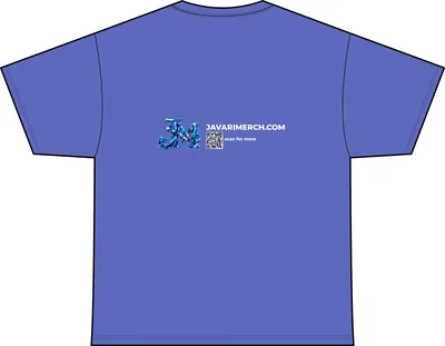 Unisex Garment-Dyed Pocket T-Shirt in Deep Forte Blue