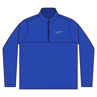 Smooth Fleece 1/4-Zip in True Royal