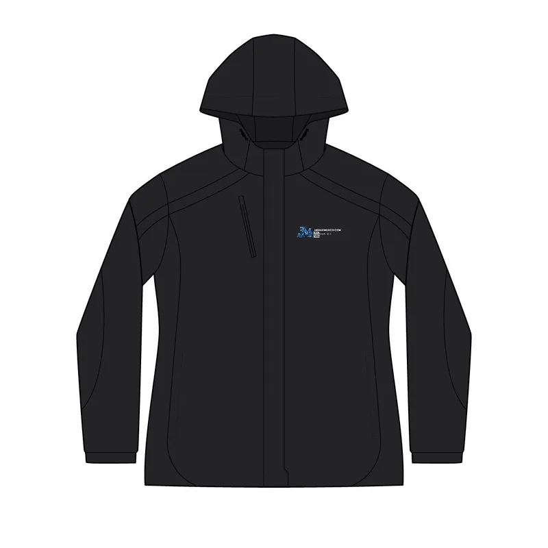 Women's Colorblock 3-in-1 Jacket in Black/ Black/ Magnet