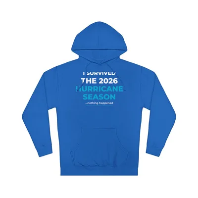 Unisex Hooded Sweatshirt in Royal