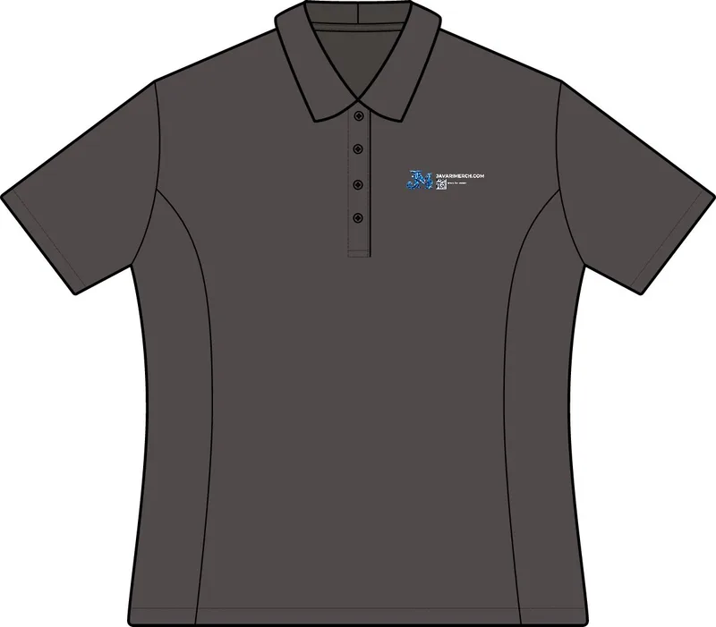Women's PosiCharge Electric Heather Polo in Grey-Black Electric