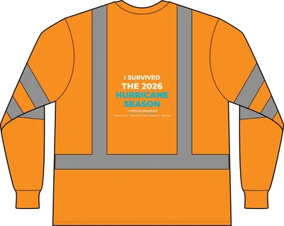 ANSI 107 Class 3 Mesh Long Sleeve Tee in Safety Orange