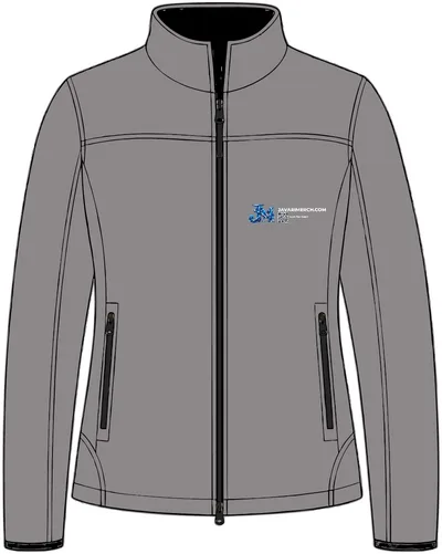 Women's Glacier Soft Shell Jacket in Smoke Grey/ Chrome