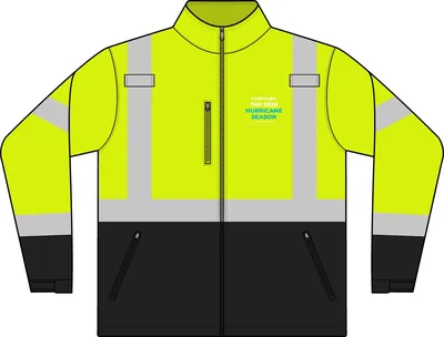 ANSI 107 Class 3 Soft Shell Jacket in Safety Yellow