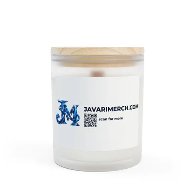 Frosted Glass Candle, 11oz