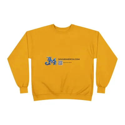 Unisex EcoSmart® Crewneck Sweatshirt in Gold