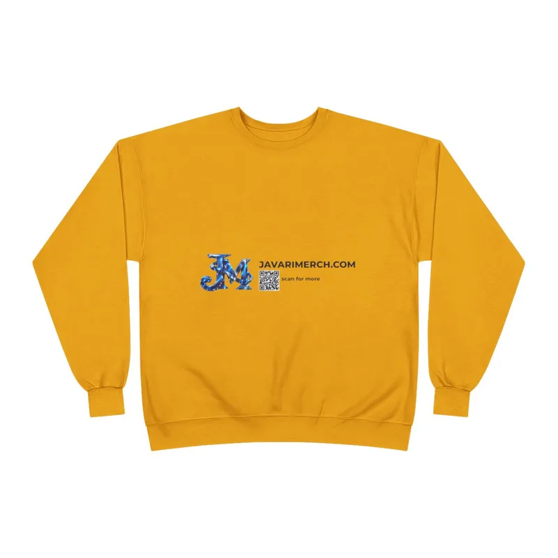Unisex EcoSmart® Crewneck Sweatshirt in Gold