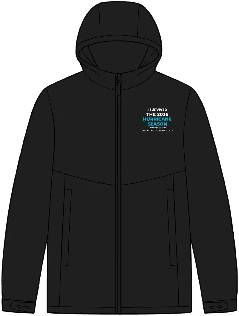 Tech Rain Jacket in Deep Black