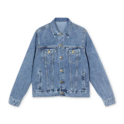 Men's Denim Jacket in Medium Denim Wash