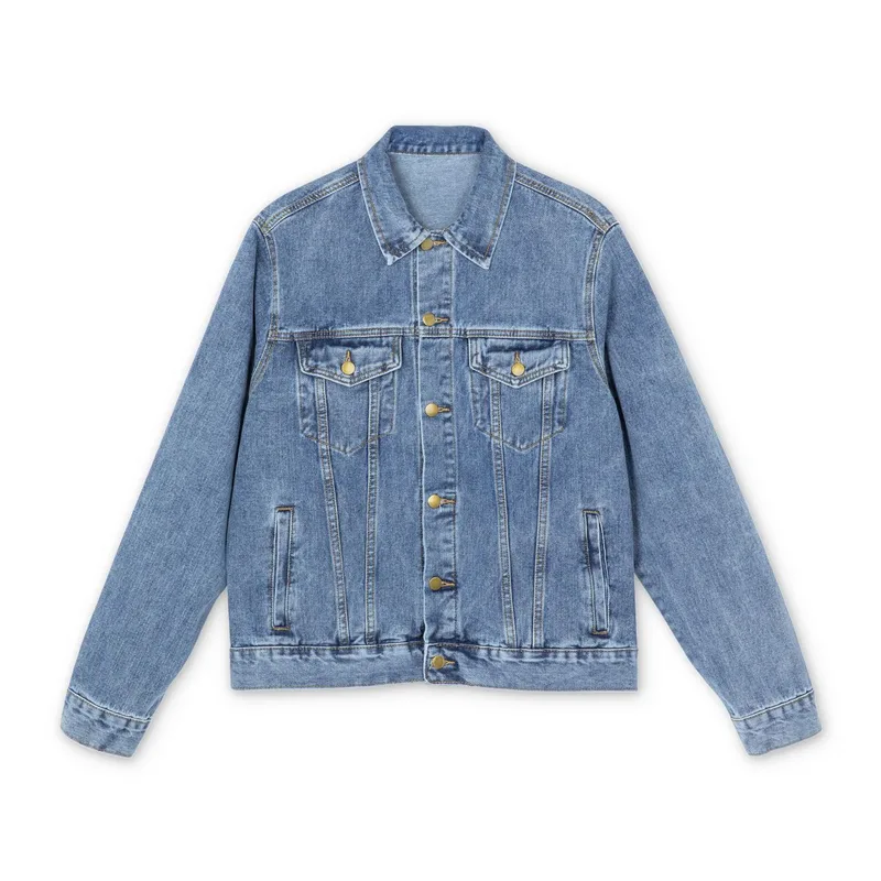 Men's Denim Jacket in Medium Denim Wash