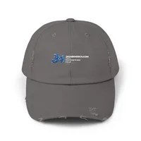 Unisex Distressed Cap — Nickel · One size