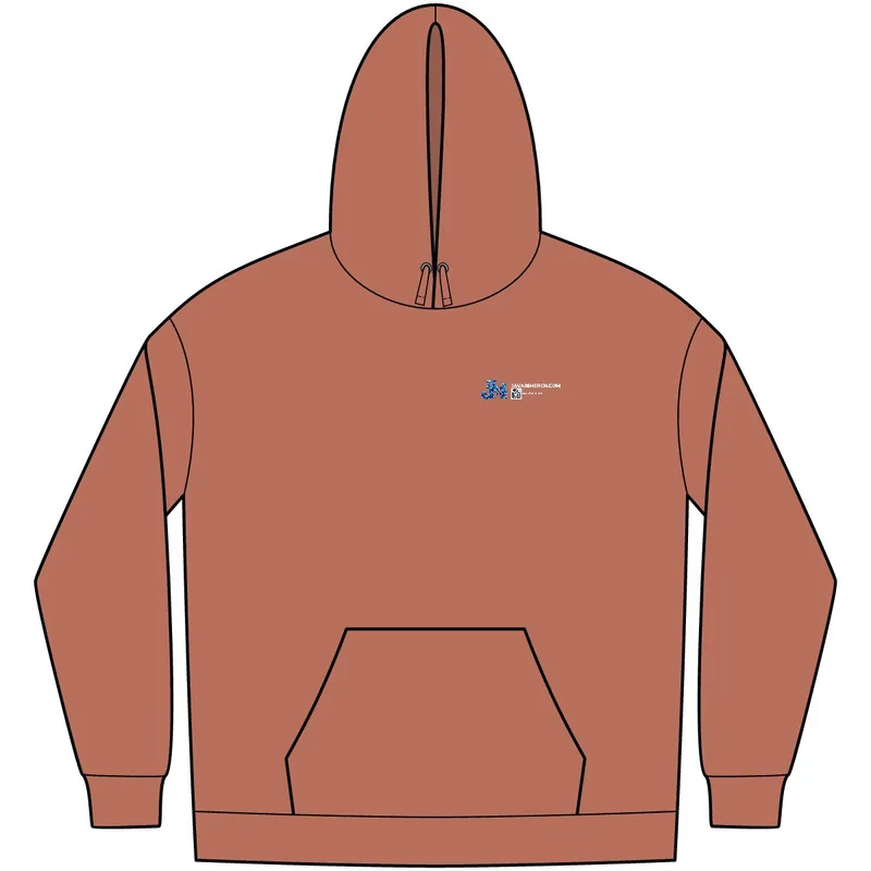 District® V.I.T.™ Men's Fleece Hoodie in Desert Rose