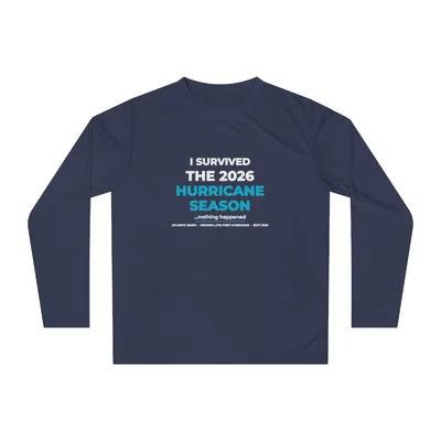 Unisex Performance Long Sleeve Shirt in Sport Dark Navy