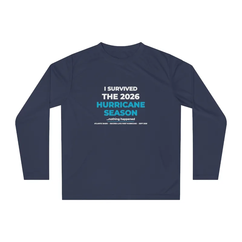 Unisex Performance Long Sleeve Shirt in Sport Dark Navy