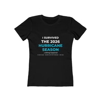 The Boyfriend Tee for Women in Solid Black