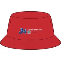 Bucket Hat — Red · One size