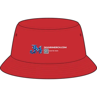 Bucket Hat in Red