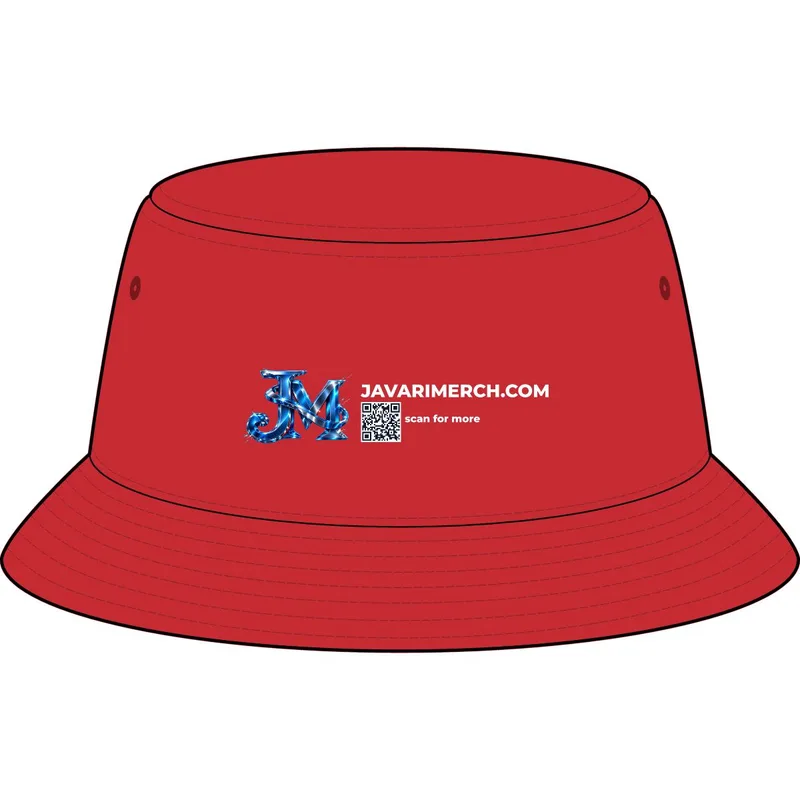 Bucket Hat in Red