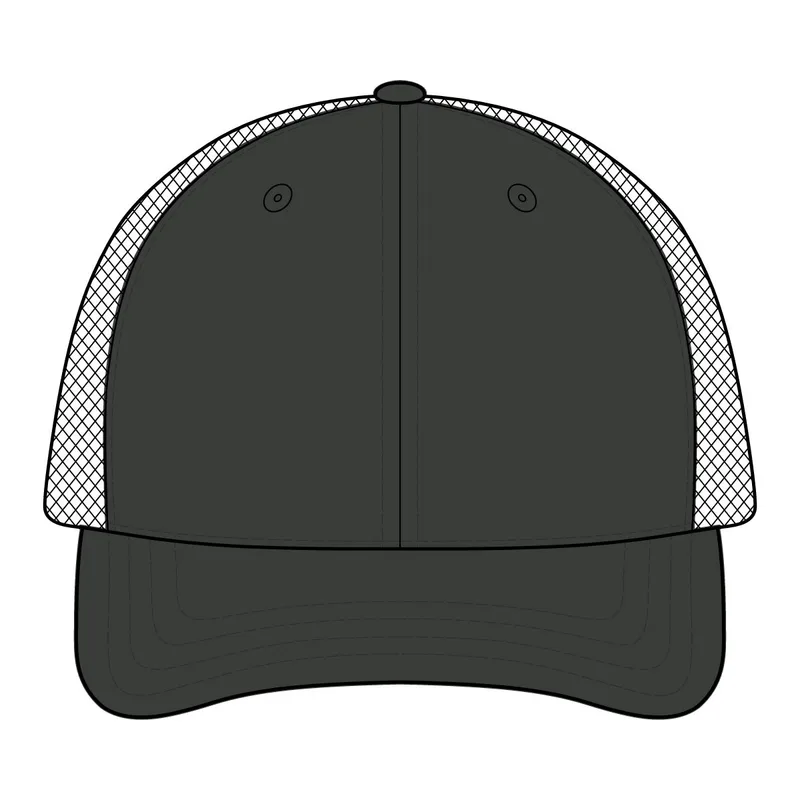 Printed Trucker Cap in Mossy Oak Country DNA/ Black