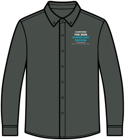Stretch Jersey Long Sleeve Shirt in Anchor Grey