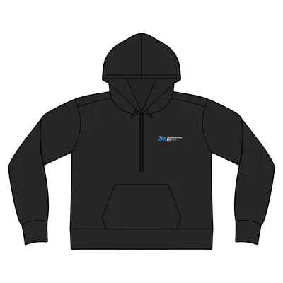Women's Perfect Tri Fleece 1/2-Zip Pullover in Black