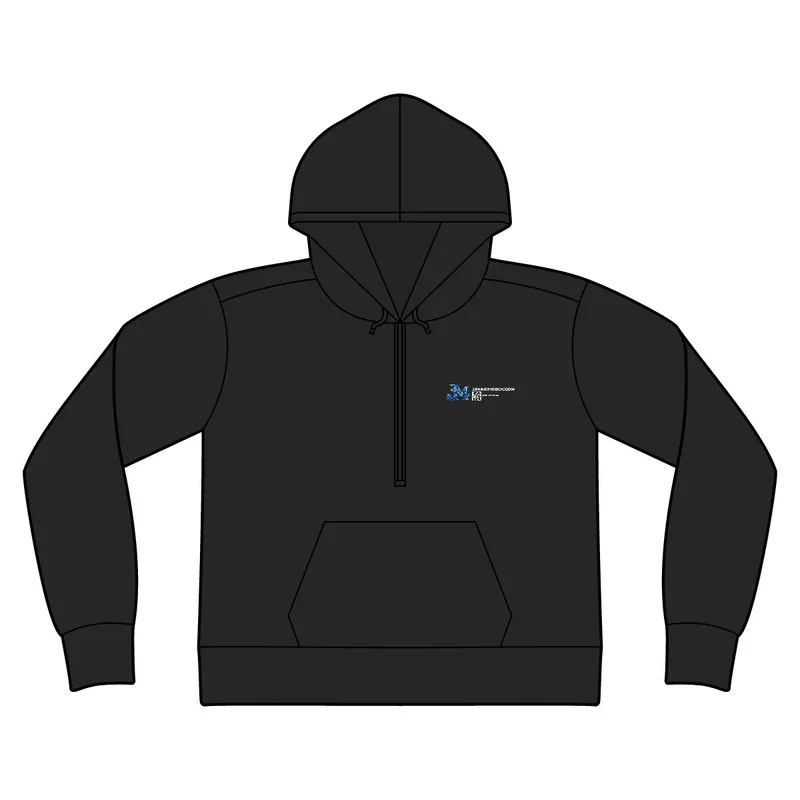 Women's Perfect Tri Fleece 1/2-Zip Pullover in Black