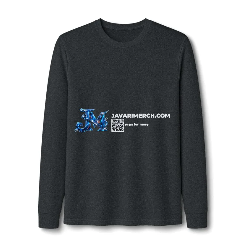 Perfect Tri Long Sleeve Tee in Black Frost