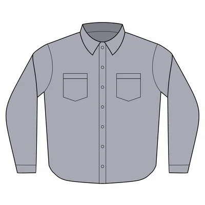 Slub Chambray Shirt in True Navy