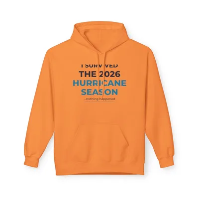Unisex Midweight Softstyle Fleece Hoodie in Tangerine