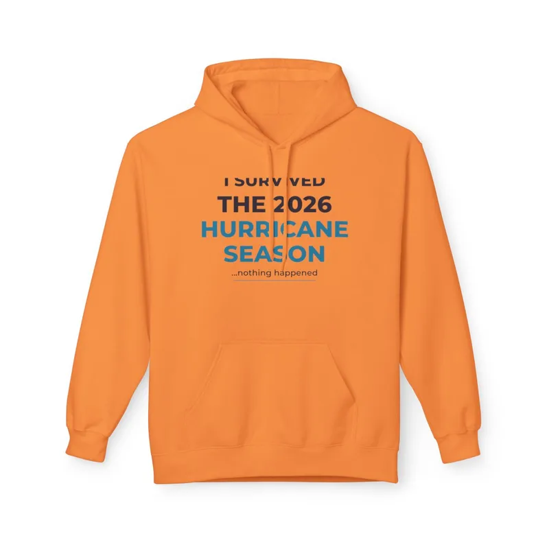 Unisex Midweight Softstyle Fleece Hoodie in Tangerine