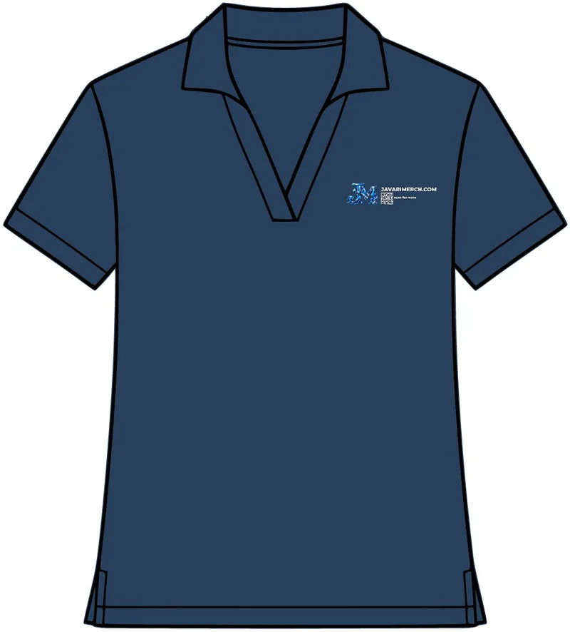 Women's Stretch Jersey Polo in Insignia Blue