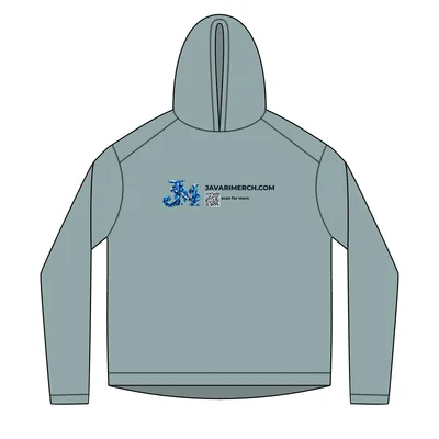 Unisex Solar Hoodie in Light Slate