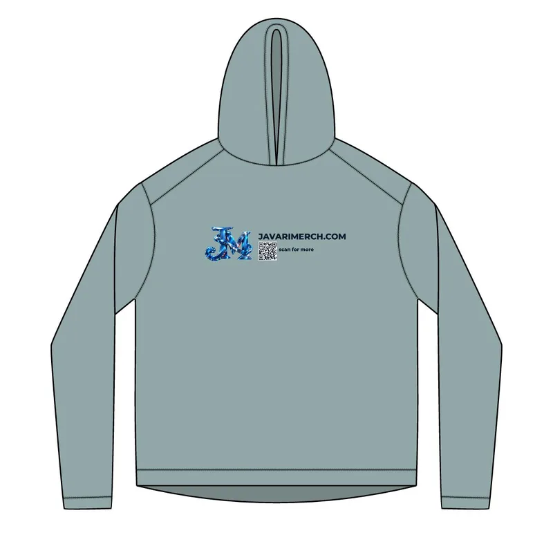 Unisex Solar Hoodie in Light Slate