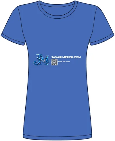 Women's Gold Soft Touch T-Shirt in Royal