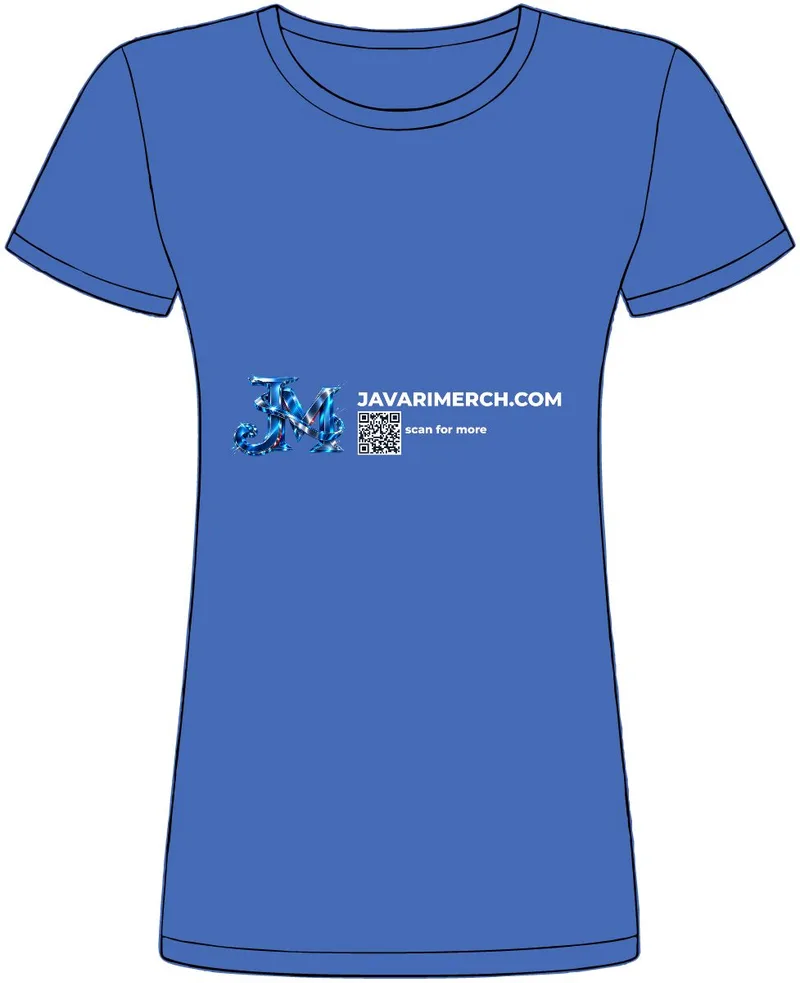 Women's Gold Soft Touch T-Shirt in Royal