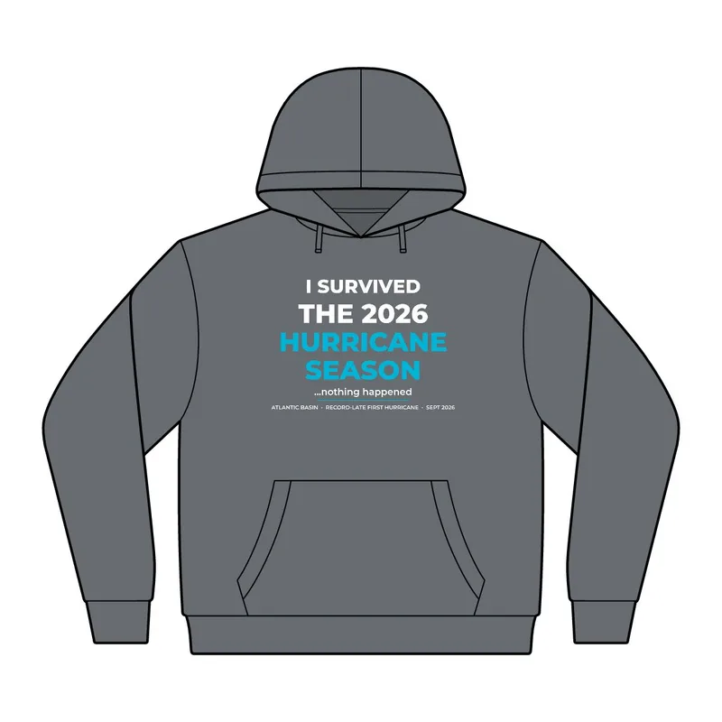 Lightweight Fleece Hoodie in Heathered Black