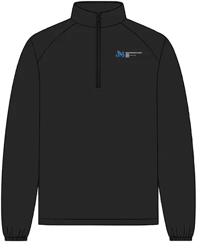 Zephyr 1/2-Zip Pullover in Black