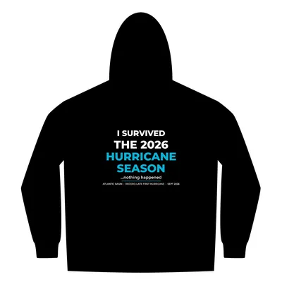 Unisex Heathered French Terry Full-Zip Hooded Sweatshirt in Black