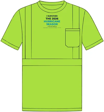 Unisex High-Performance Microfiber T-Shirt in Lime