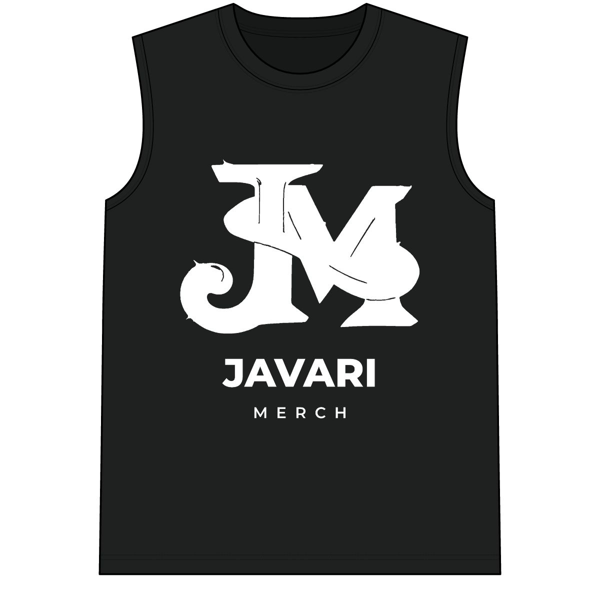 Compression Muscle Tee in Black