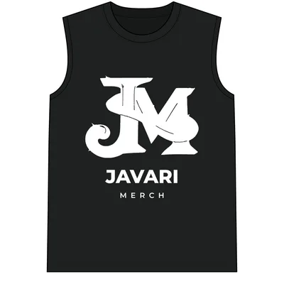 Compression Muscle Tee in Black