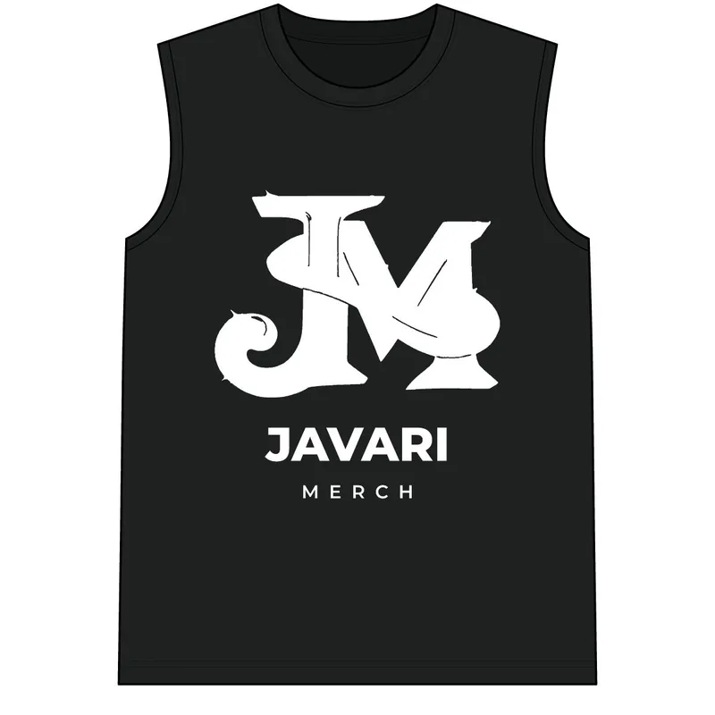 Compression Muscle Tee in Black