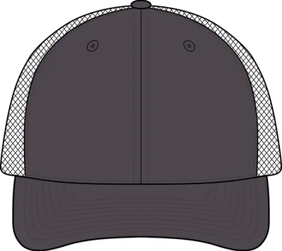 Cap in Charcoal/ Black Split