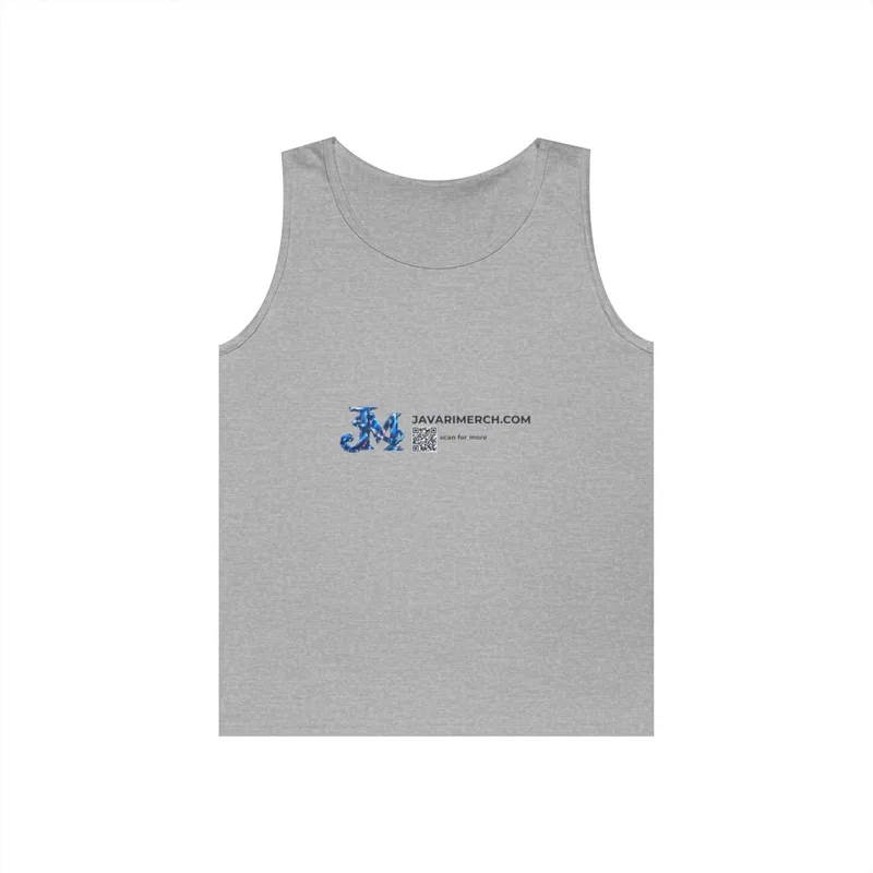 Unisex Heavy Cotton Tank Top in Sport Grey