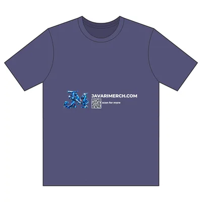 Unisex Relaxed Fit Cotton T-Shirt in Washed Purple