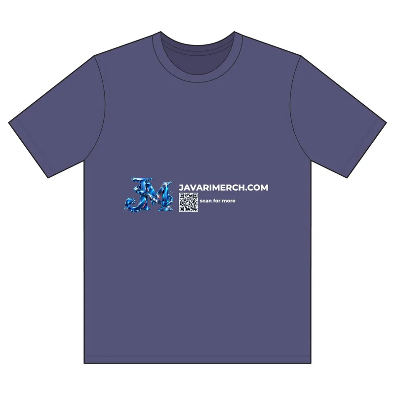 Unisex Relaxed Fit Cotton T-Shirt in Washed Purple