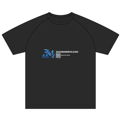 Dry Zone Short Sleeve Raglan T-Shirt in Black