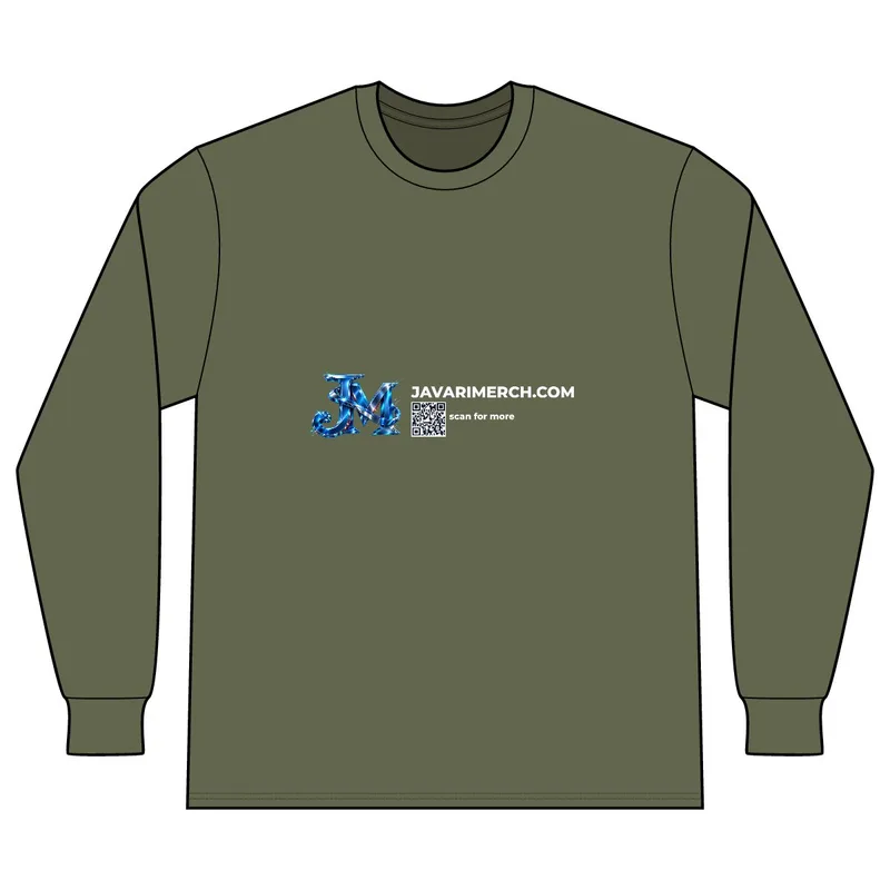 Men's Cotton Long-sleeve in Military Green