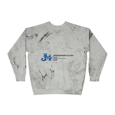 Unisex Color Blast Crewneck Sweatshirt in Smoke
